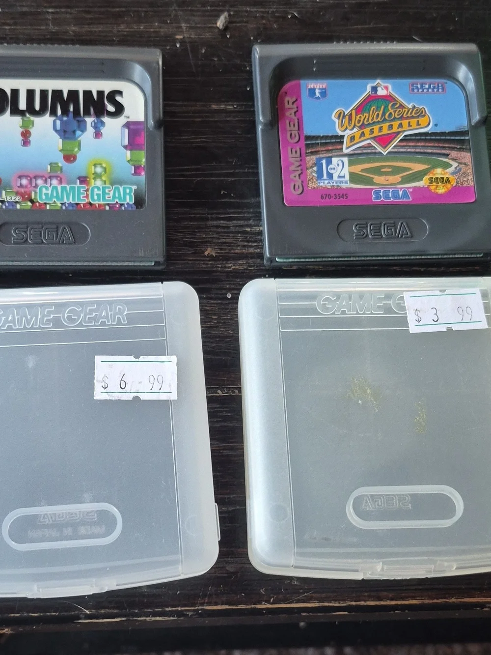 Sega Games With Protecting Cases